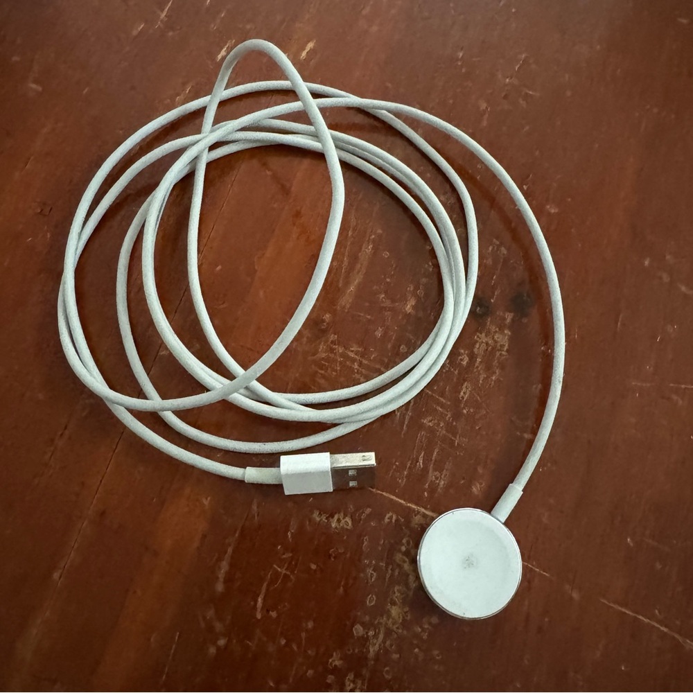 Apple Watch White Magnetic Charging Cable USB